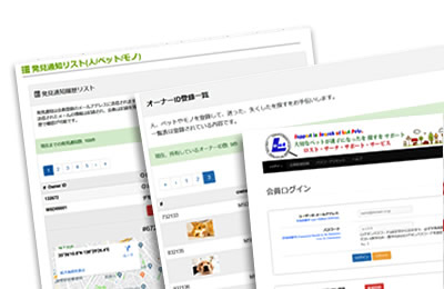 迷子サーチシステムのイメージ図